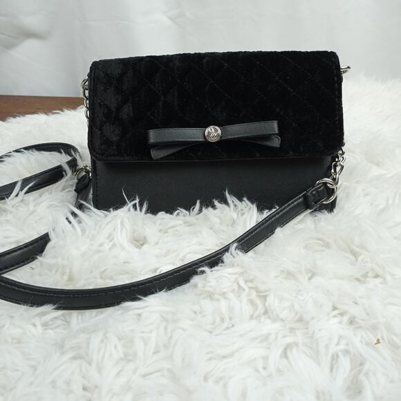 Nine West Handbags - NINE WEST~Mini Crossbody Bag Clutch Quilted Velvet